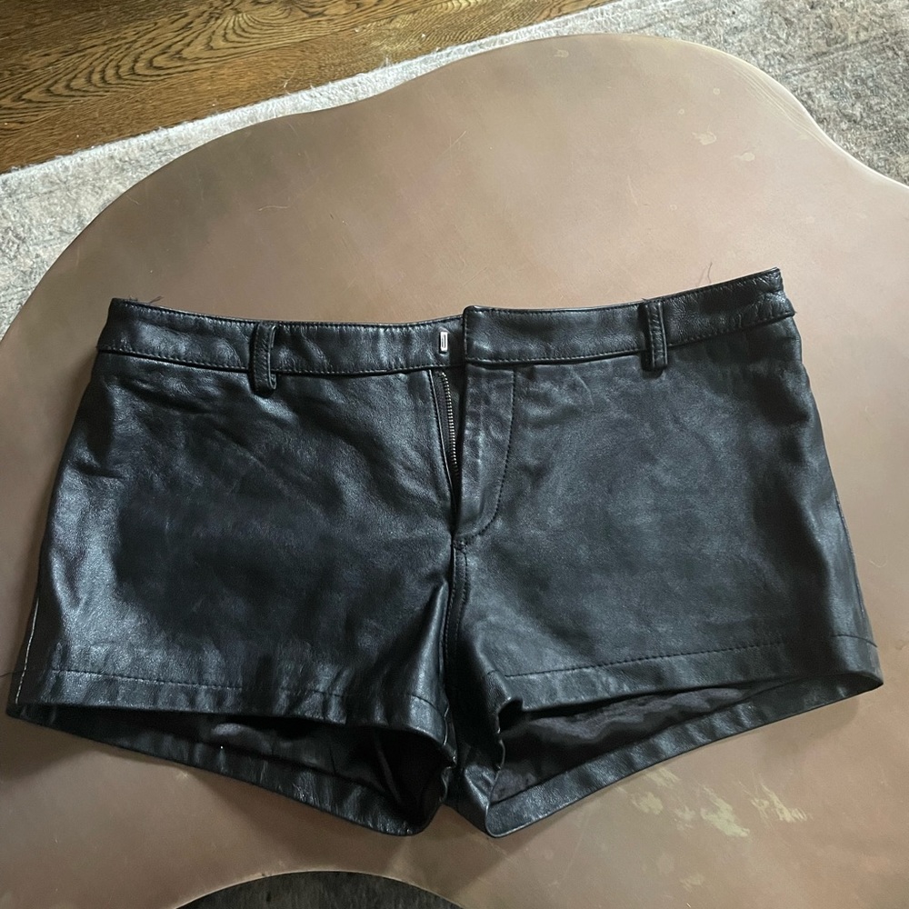 Cute leather like shorts - great staple!